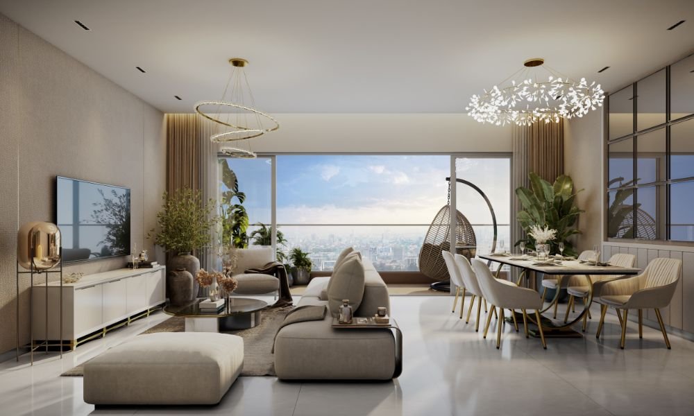 L&T Panvel Crestoria Estate green open spaces